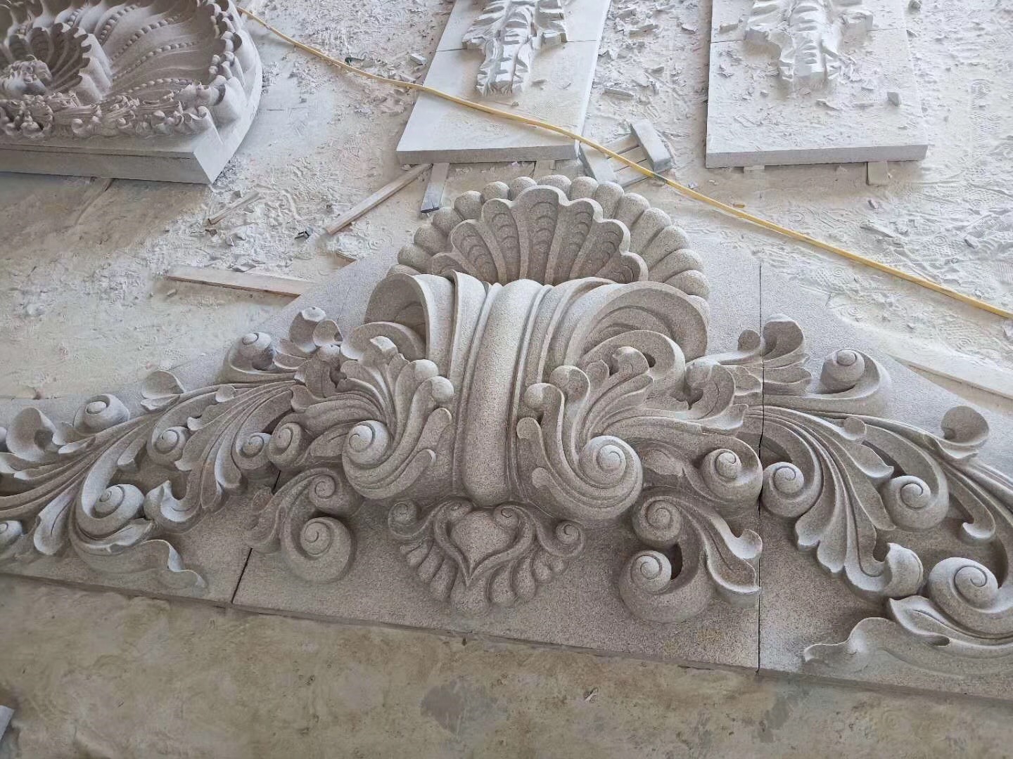Hui’an Stone Carving: Fujian Craftsmanship in Natural Stone — booth and natural stone display, photo 7