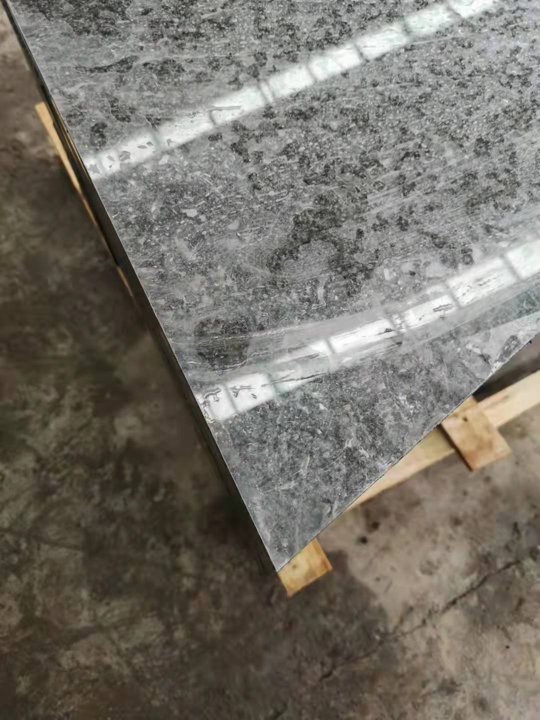 Chengde Green Granite Paver Granite — 1:1 acrylic template used to check paver dimensions at Sun Young Stone