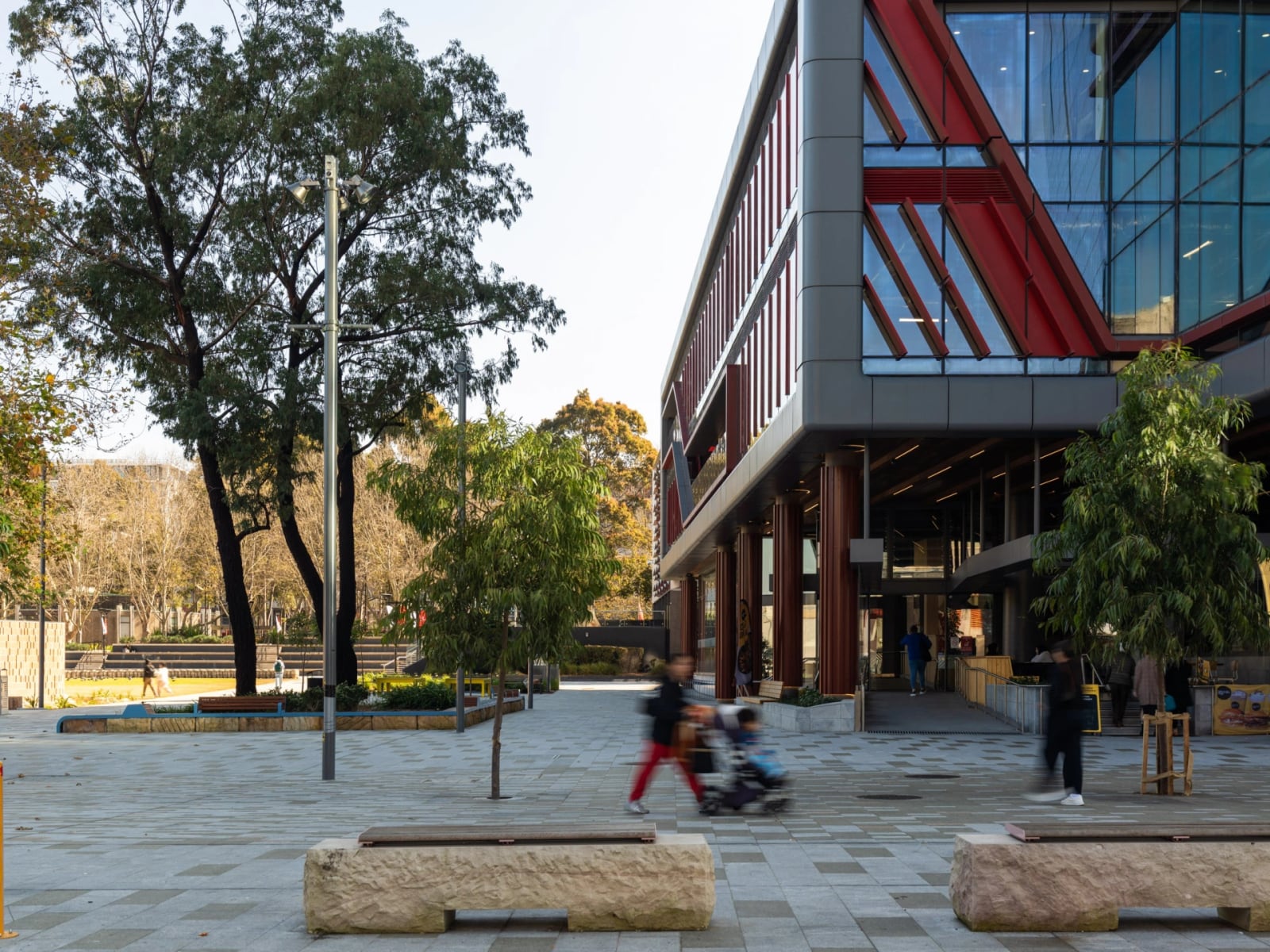 Bankstown Civic Precinct natural stone project in Sydney, Australia