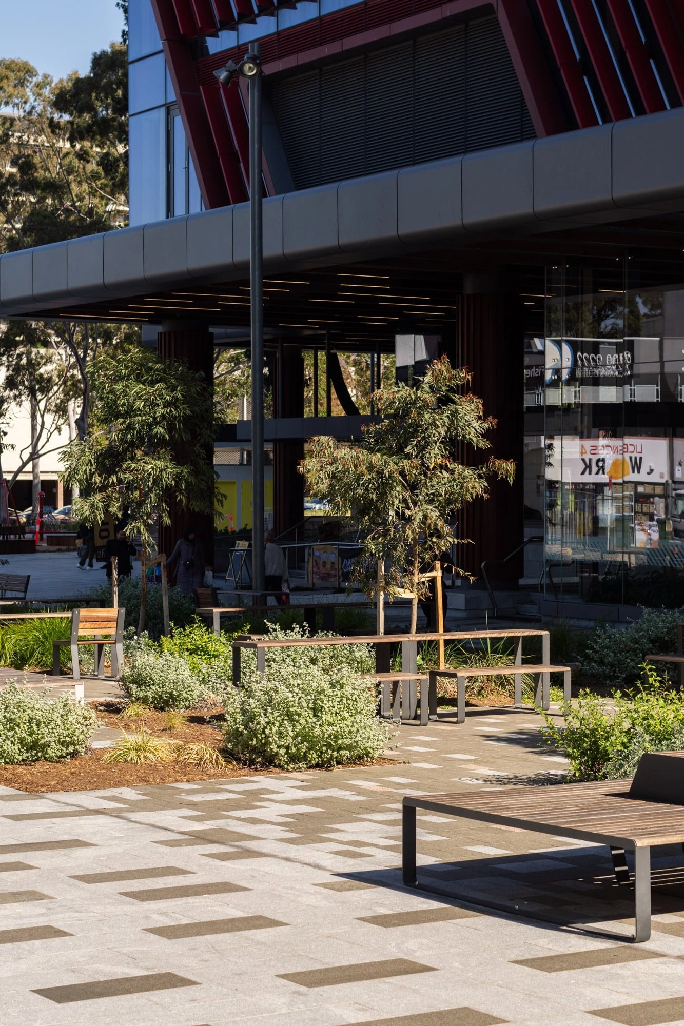 Bankstown Civic Precinct, Sydney, Australia — Grey Granite, Charcoal Granite supplied and fabricated by Sun Young Stone (view 2)