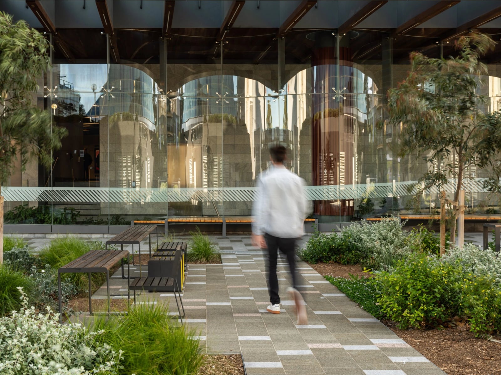 Bankstown Civic Precinct, Sydney, Australia — Grey Granite, Charcoal Granite supplied and fabricated by Sun Young Stone (view 3)