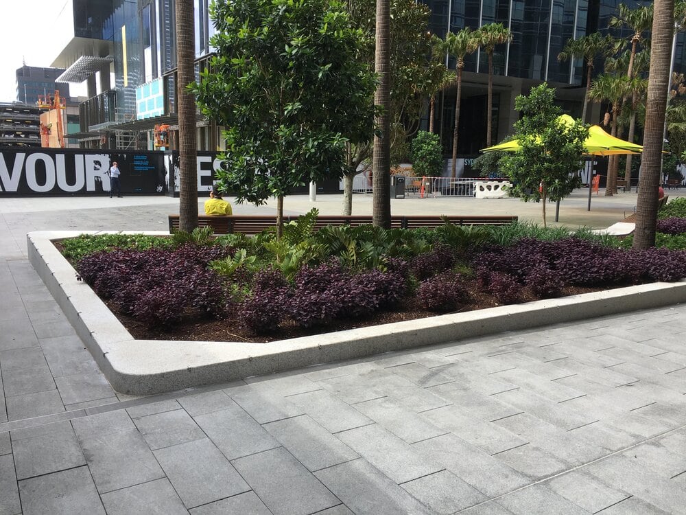 Parramatta Square, Parramatta, Sydney, Australia — Grey Granite supplied and fabricated by Sun Young Stone (view 4)
