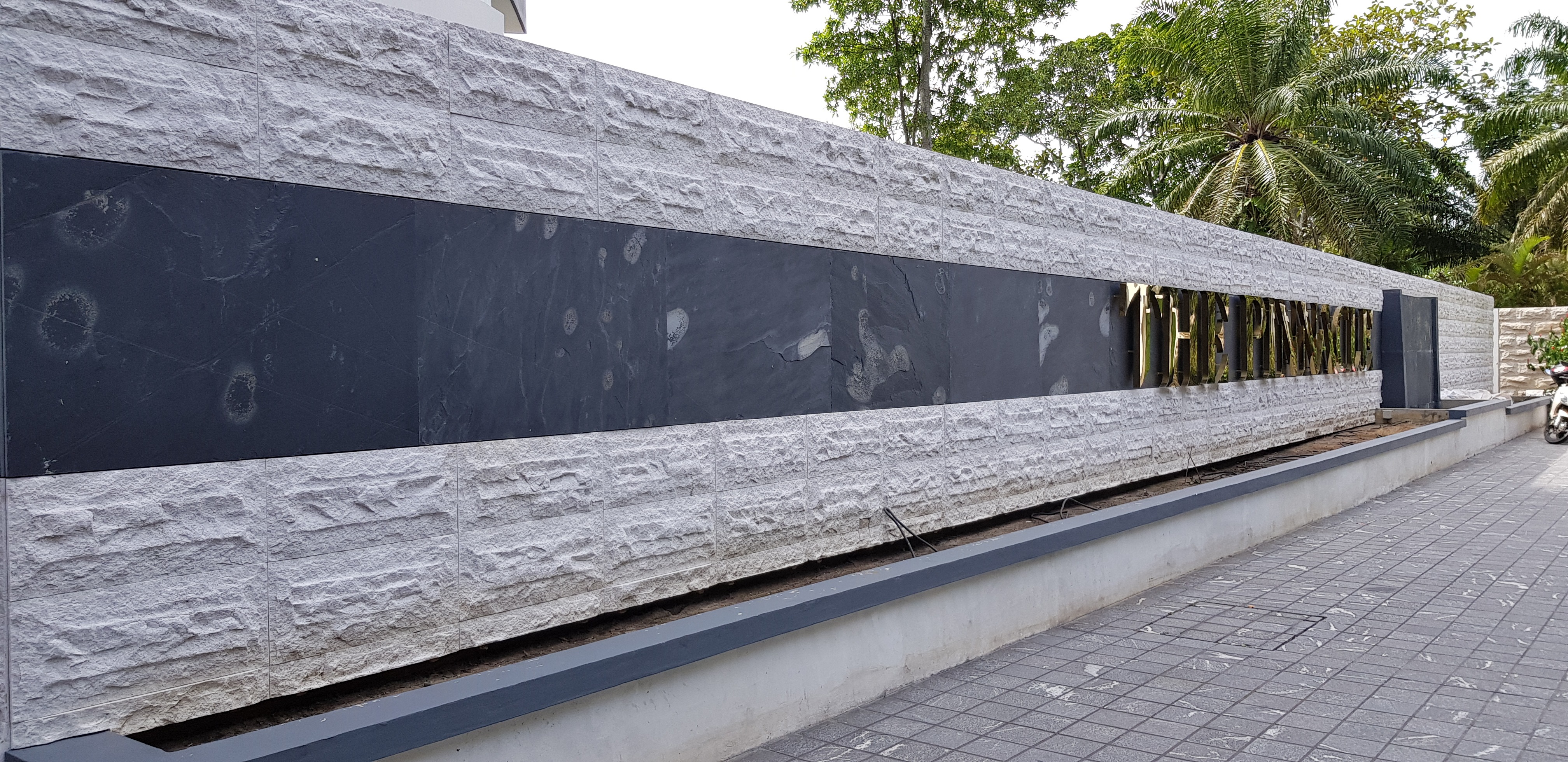The Pinnacle Condominium, Malaysia — Mushroom-faced Granite, Honed Granite, Slate supplied and fabricated by Sun Young Stone (view 2)