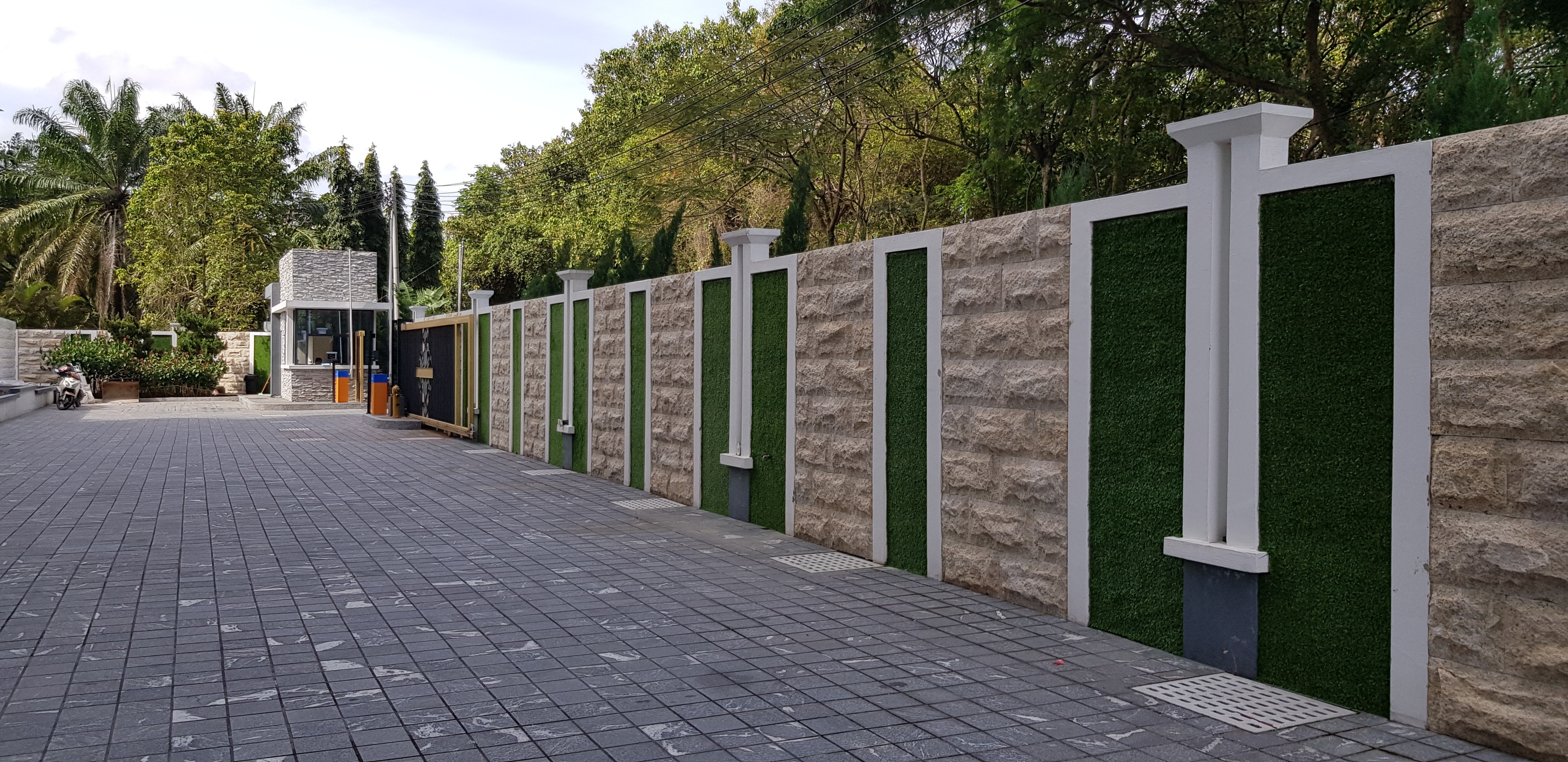 The Pinnacle Condominium, Malaysia — Mushroom-faced Granite, Honed Granite, Slate supplied and fabricated by Sun Young Stone (view 3)