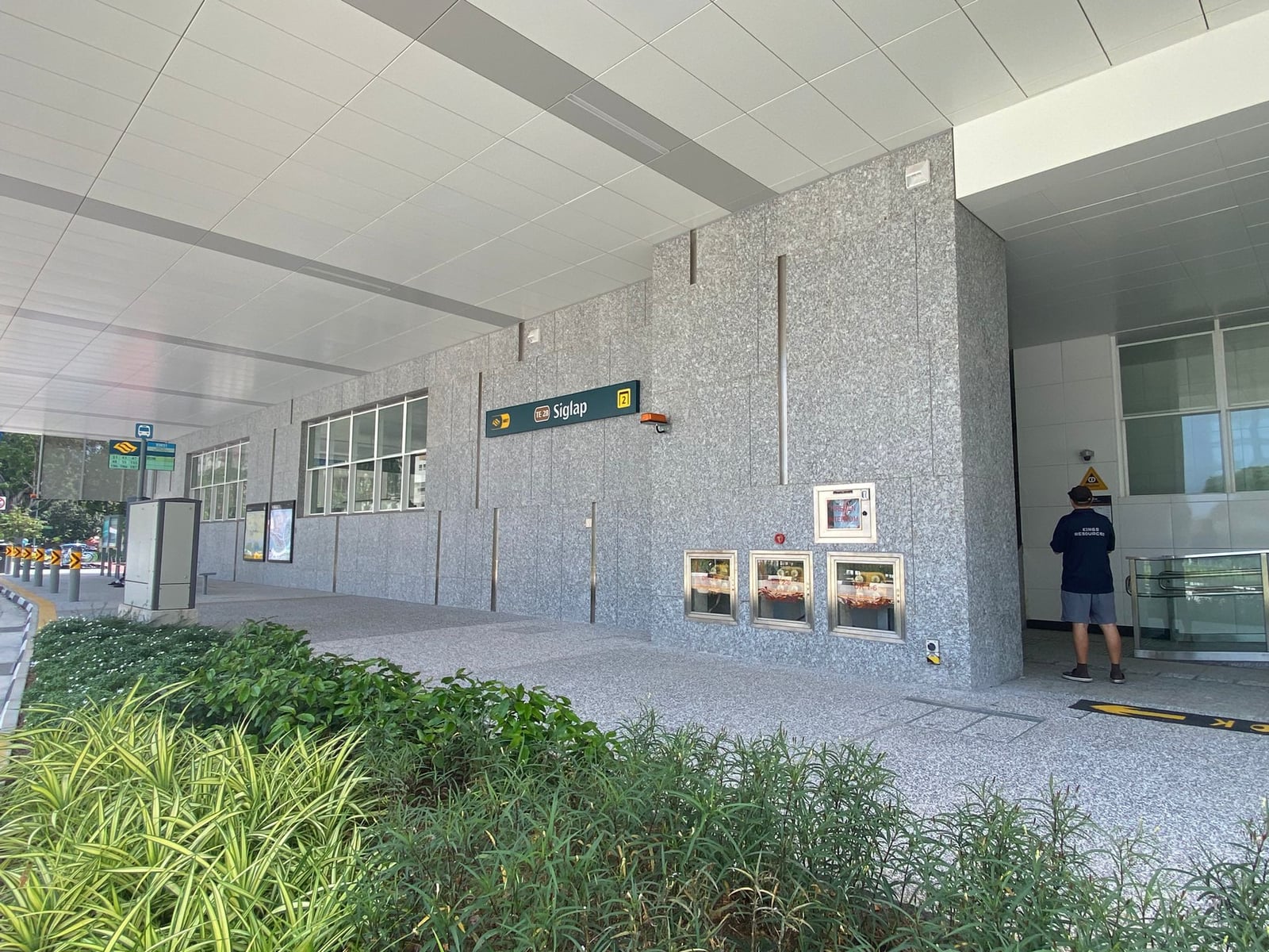 Siglap MRT Station natural stone project in Singapore