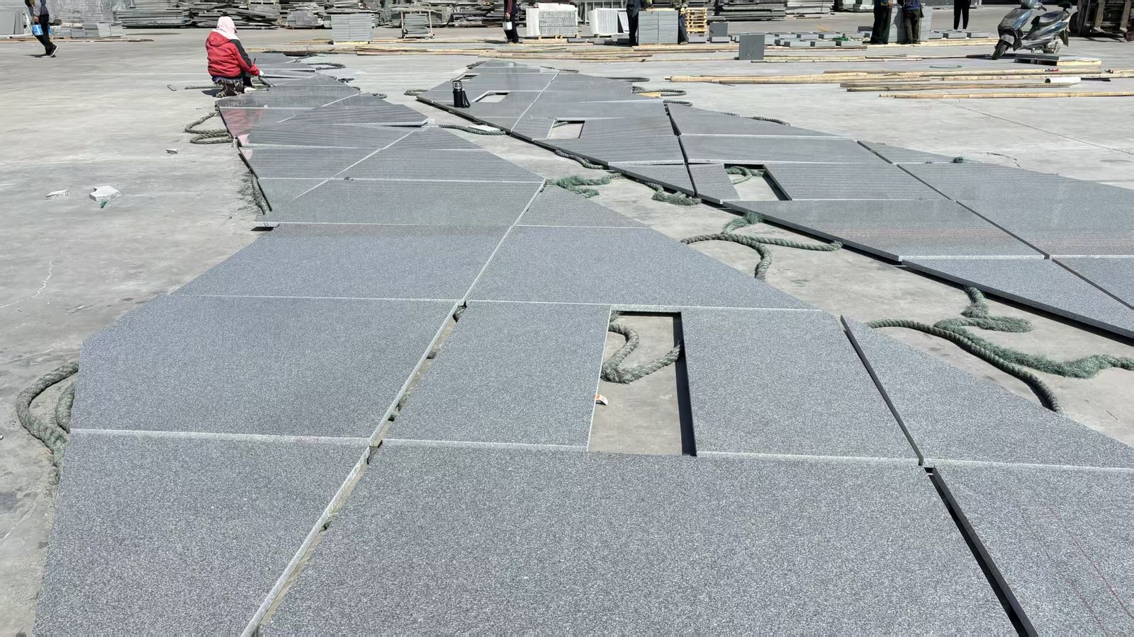 Royal Grey Granite (Medium Grey) full slab 4